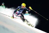 Ivica Kostelic competes in the slalom event of the men's super-combined in Schladming on February 11, 2013